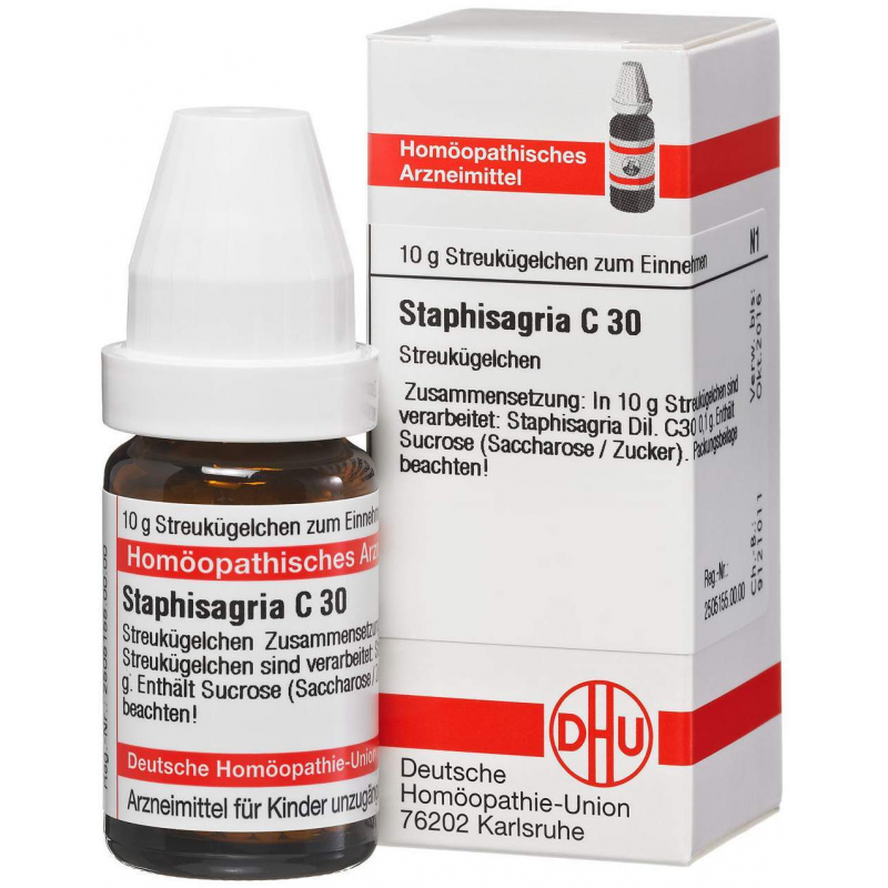 Dhu Staphisagria C30 10 G Globuli