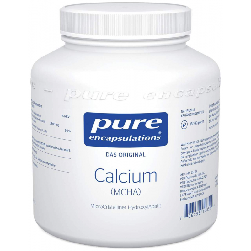 Pure Encapsulations Calcium Mcha 180 Kapseln