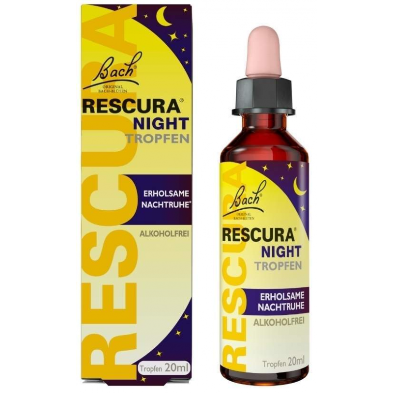 Bachblüten Rescura Night alkoholfrei 20 ml Tropfen