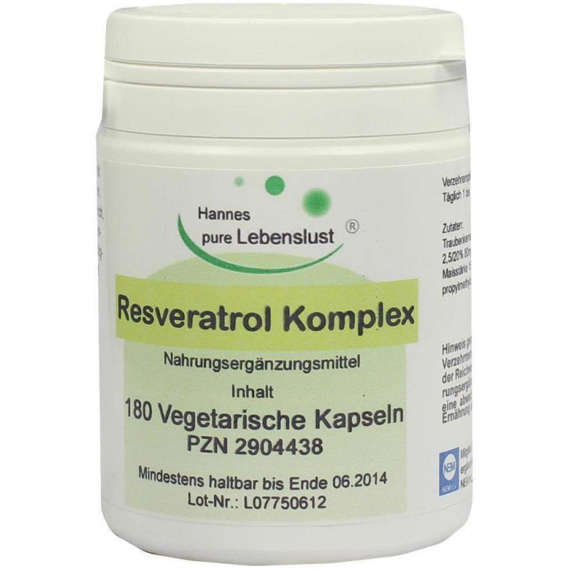 Resveratrol Komplex Vegi 180 Kapseln