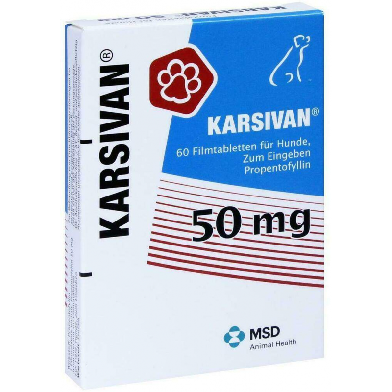 Karsivan 50 mg für Hunde 60 Filmtabletten