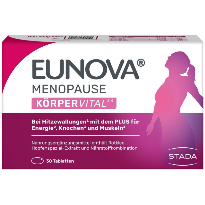 Eunova Menopause Körper Vital 30 Tabletten
