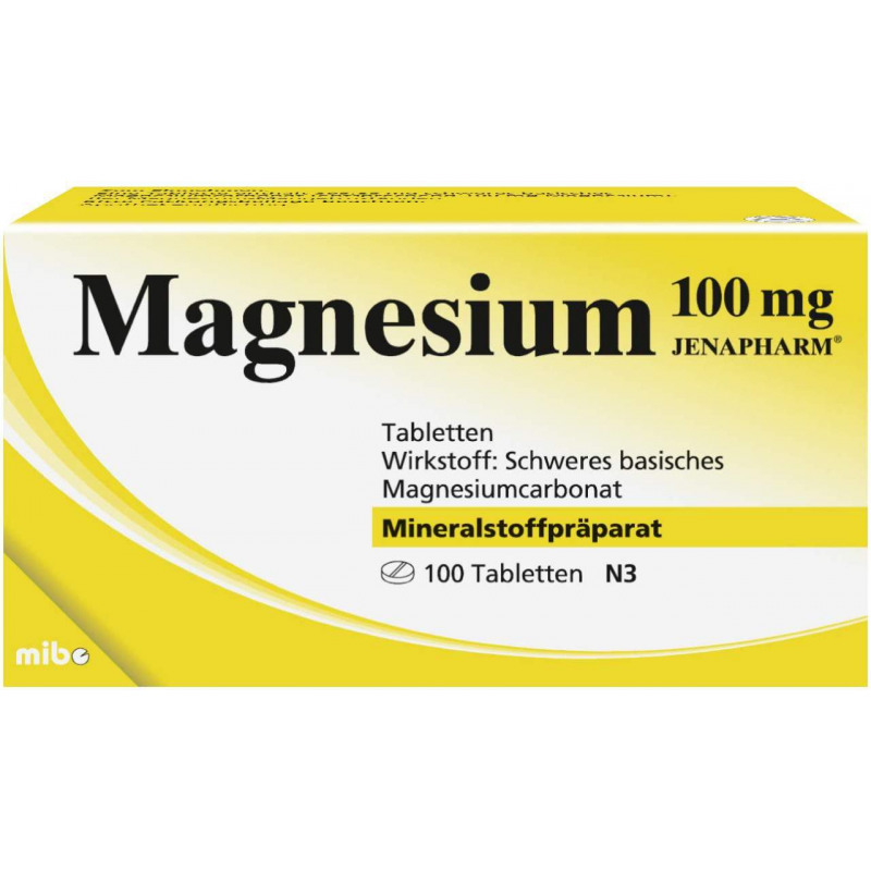 Magnesium 100 mg Jenapharm 100 Tabletten