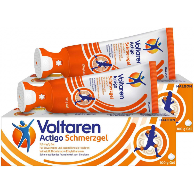 Voltaren Actigo Schmerzgel mit EASY Applikator 2 x 100 g
