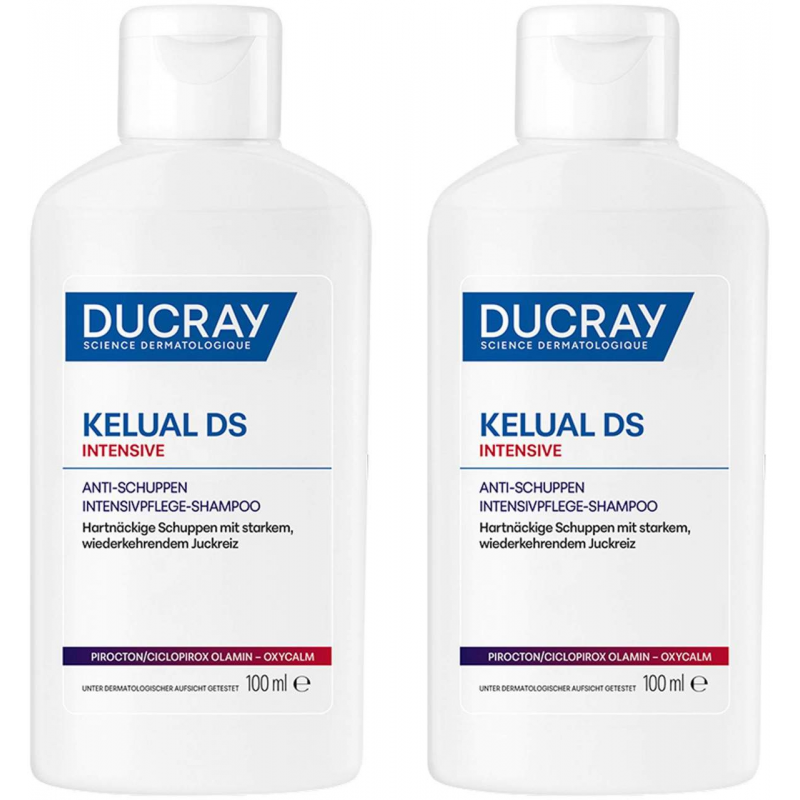 Ducray Kelual DS intensives Anti-Schuppen Intensivpflege-Shampoo 2 x 100 ml