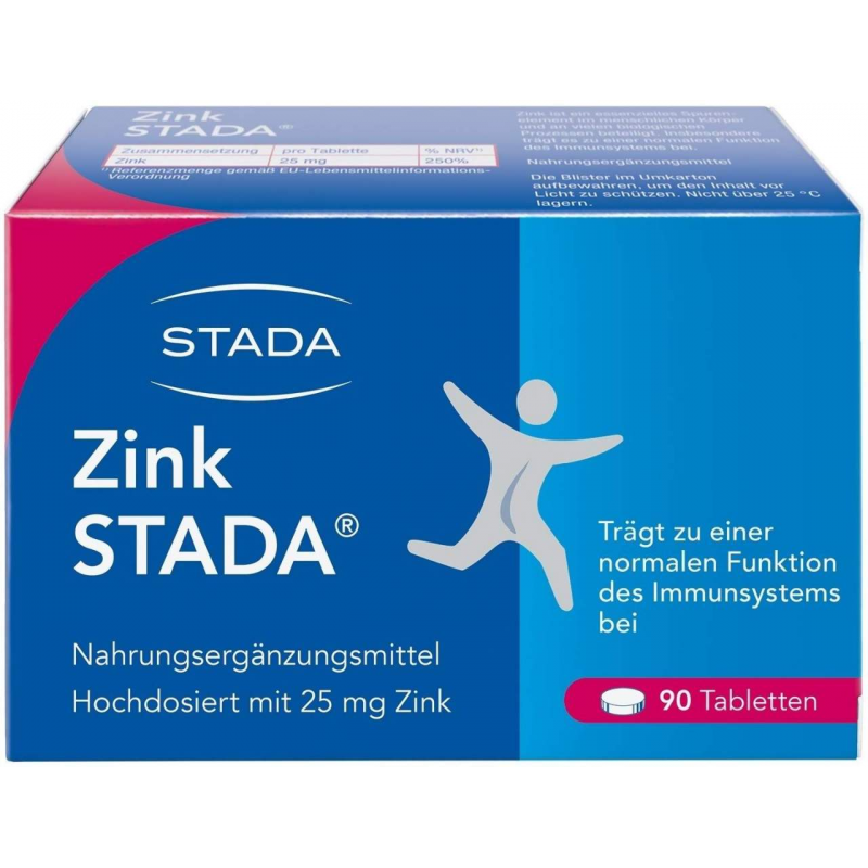 Zink Stada 25 mg 90 Tabletten