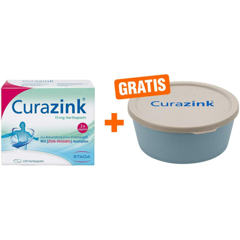 Curazink 100 Kapseln + gratis Müslischale