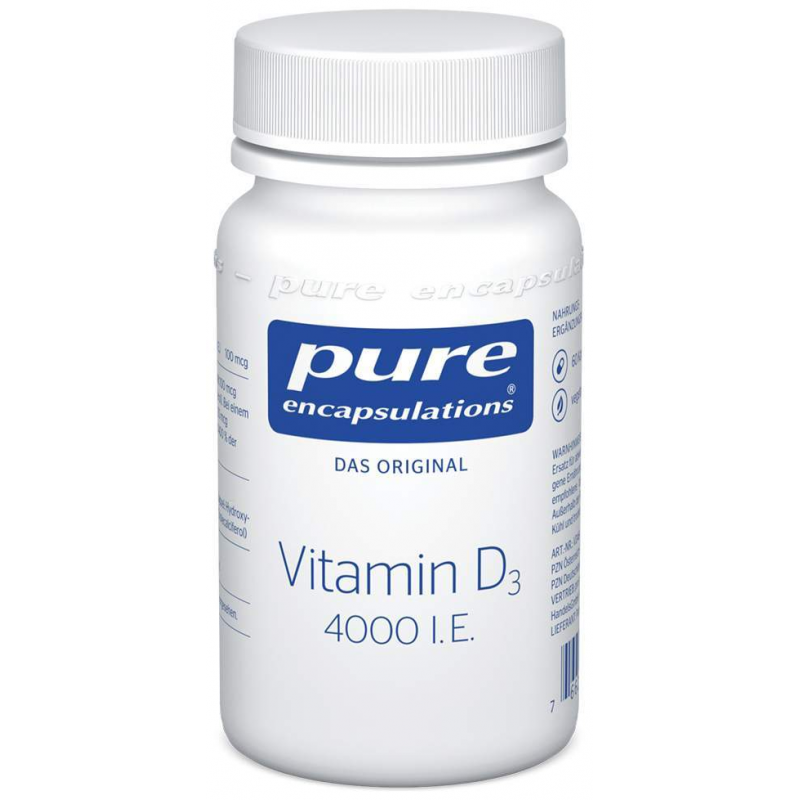 Pure Encalsulations Vitamin D3 4000 I.E. 60 Kapseln