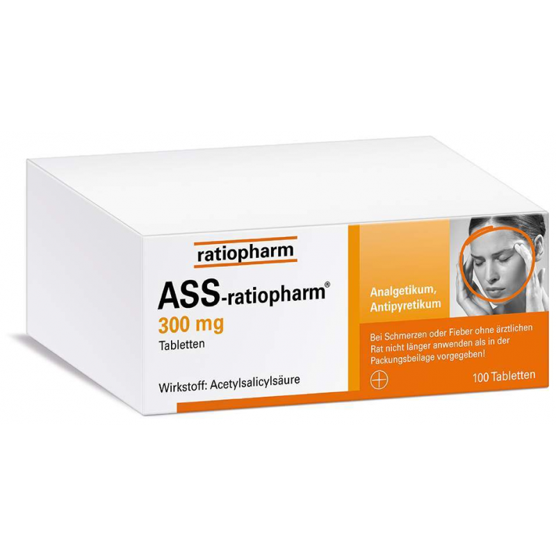 ASS-ratiopharm 300 mg 100 Tabletten