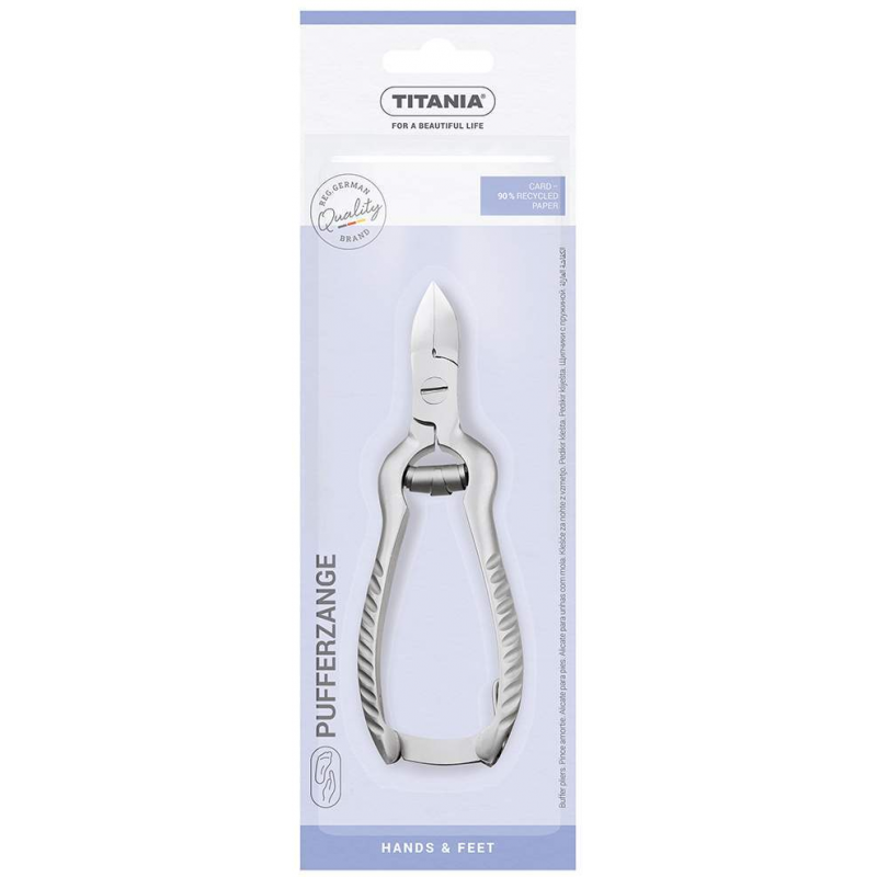 Qualitätsnagelzange mit Pufferfeder 14cm