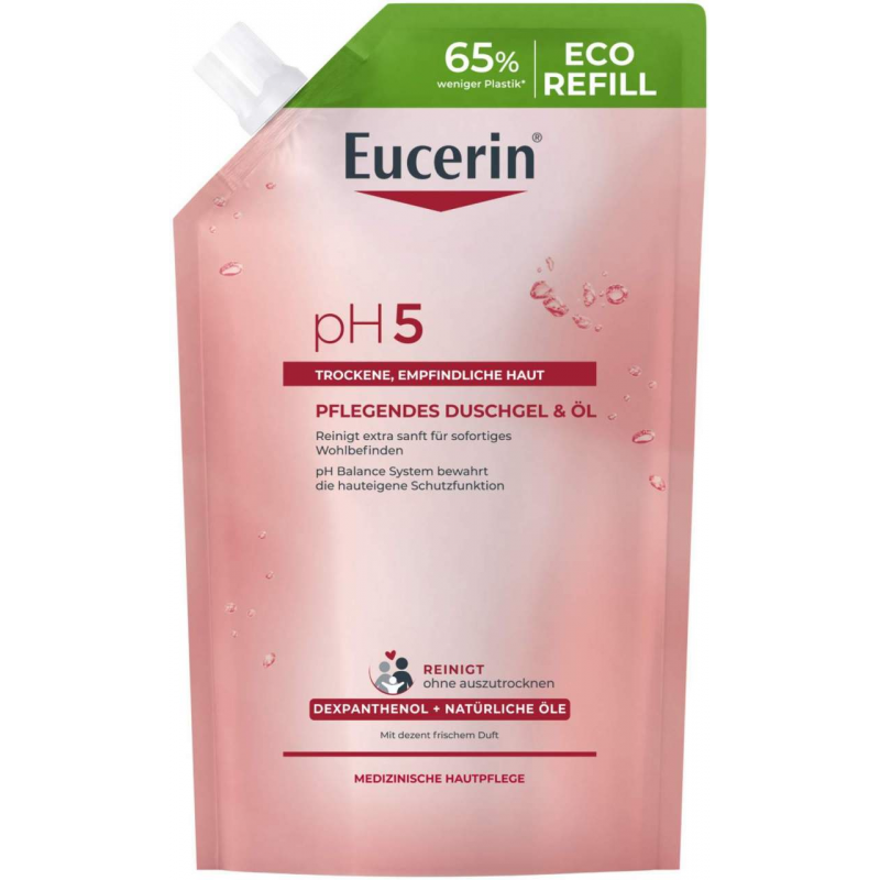 Eucerin pH5 Pflegendes Duschgel & Öl Nachfüllbeutel 400 ml