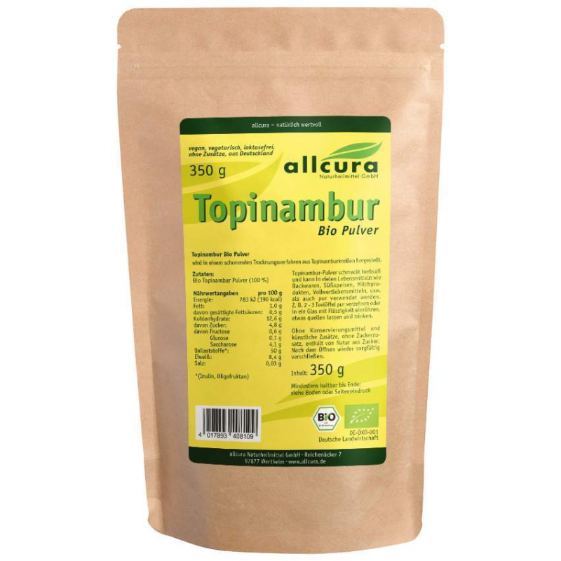 Topinambur Bio 350 G Pulver