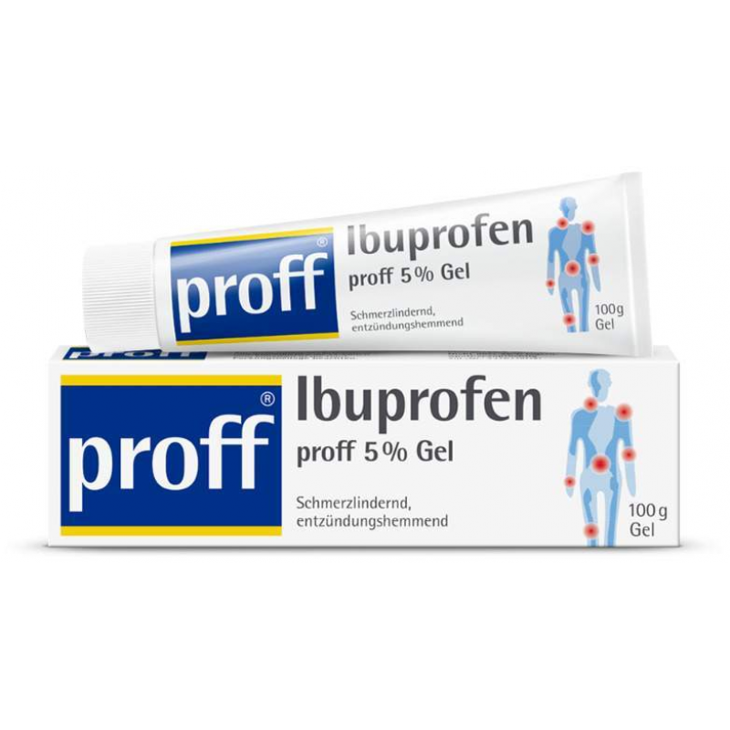 Ibuprofen proff 5% Gel 100 g