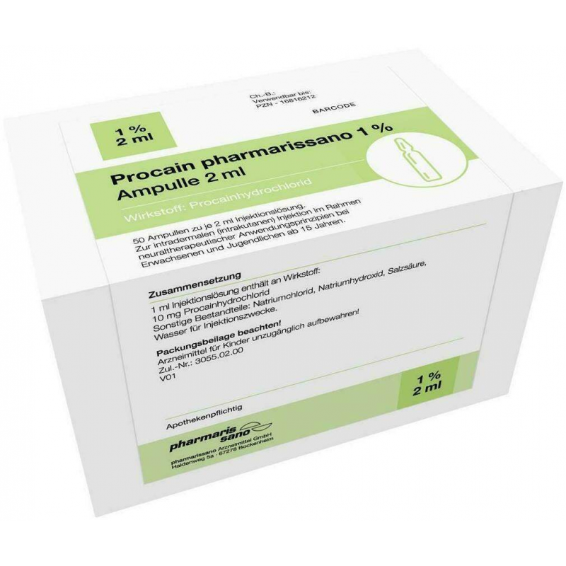 Procain Pharmarissano 1% Inj.-Lsg.Ampullen 2 ml