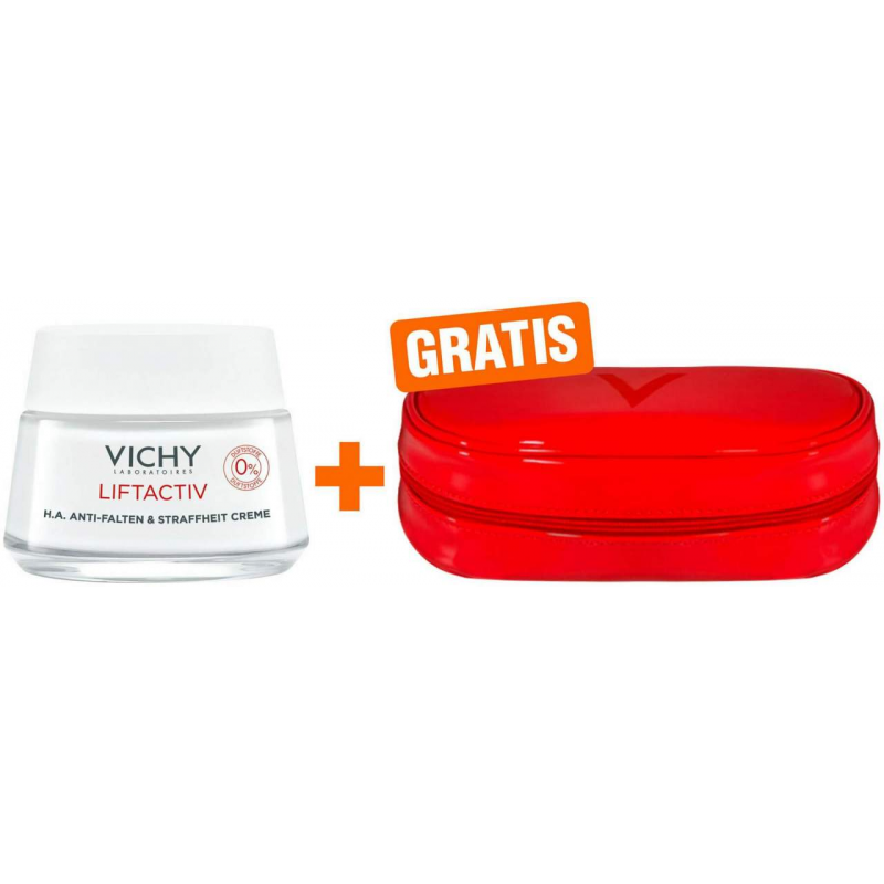 Vichy Liftactiv Hyaluron Creme ohne Duftstoffe 50 ml + gratis Kosmetiktasche 1 Stück