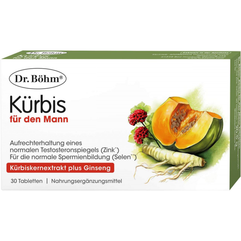 Dr. Böhm Kürbis Für den Mann 30 Tabletten
