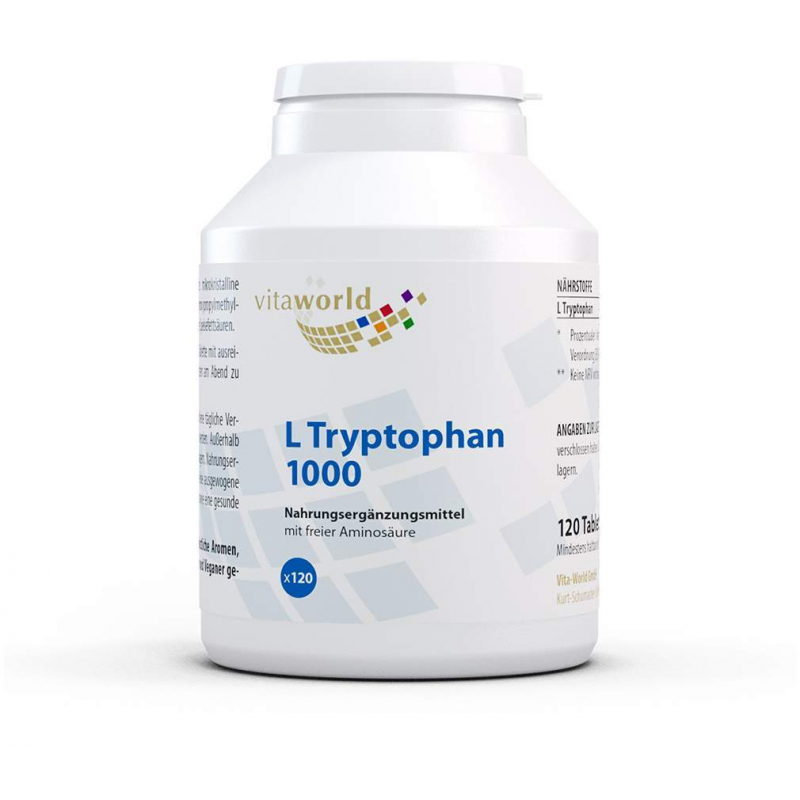 L Tryptophan 1000 mg 120 Tabletten