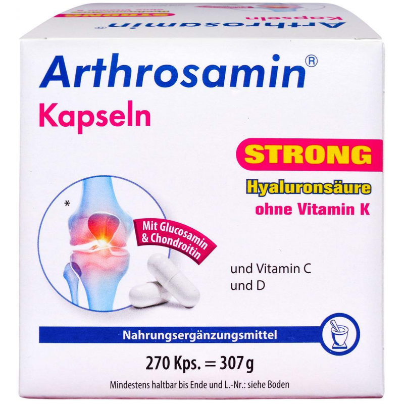 Arthrosamin Strong Ohne Vitamin K Kapseln 270 Stück