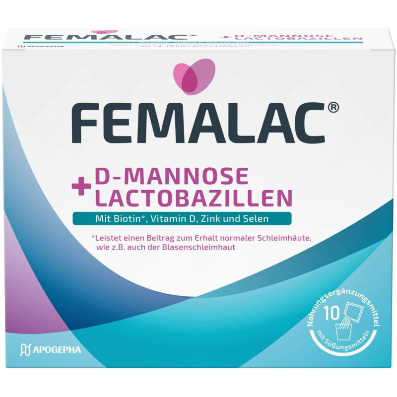Femalac D-Mannose + Lactobazillen 10 Trink-Beutel