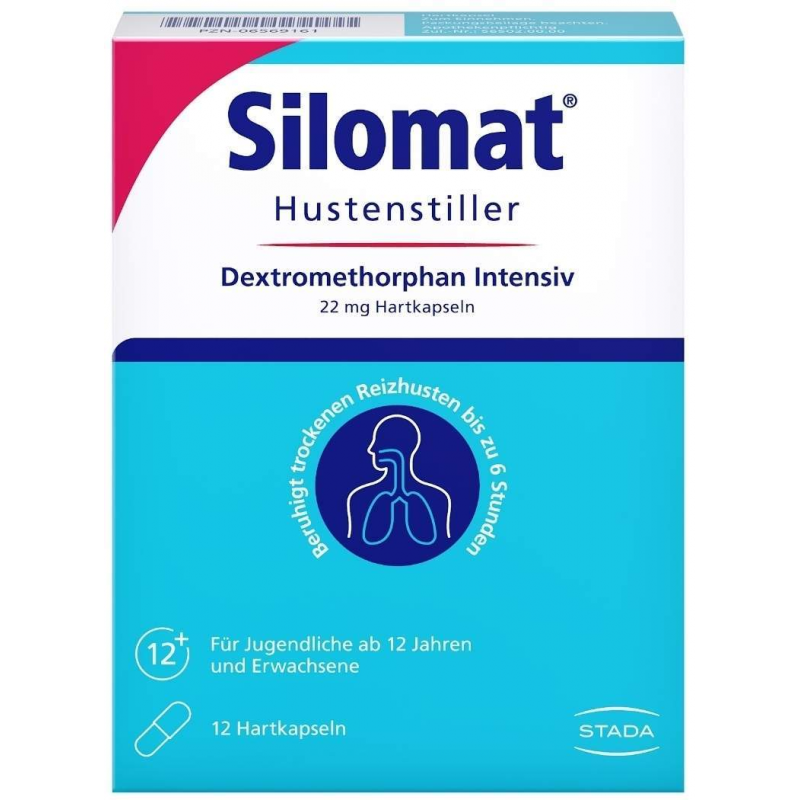 Silomat Hustenstiller Dextromethorphan Intensiv 12 Hartkapseln