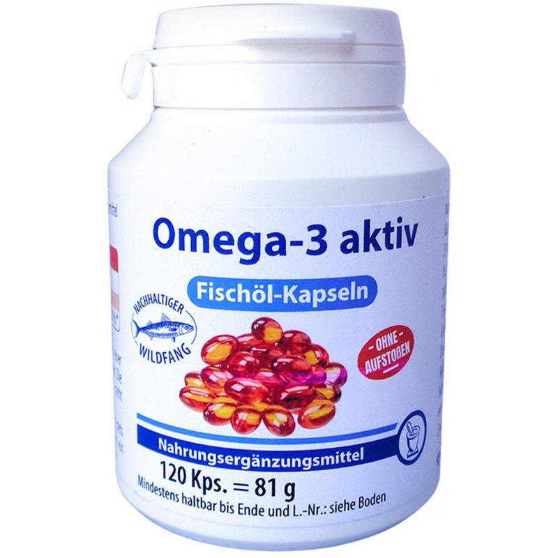 Omega-3 Aktiv Fischöl 120 Kapseln
