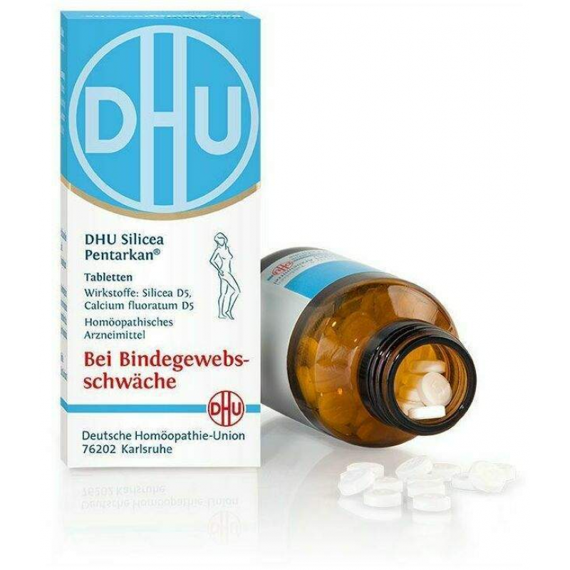 DHU Silicea Pentarkan für das Bindegewebe 80 Tabletten