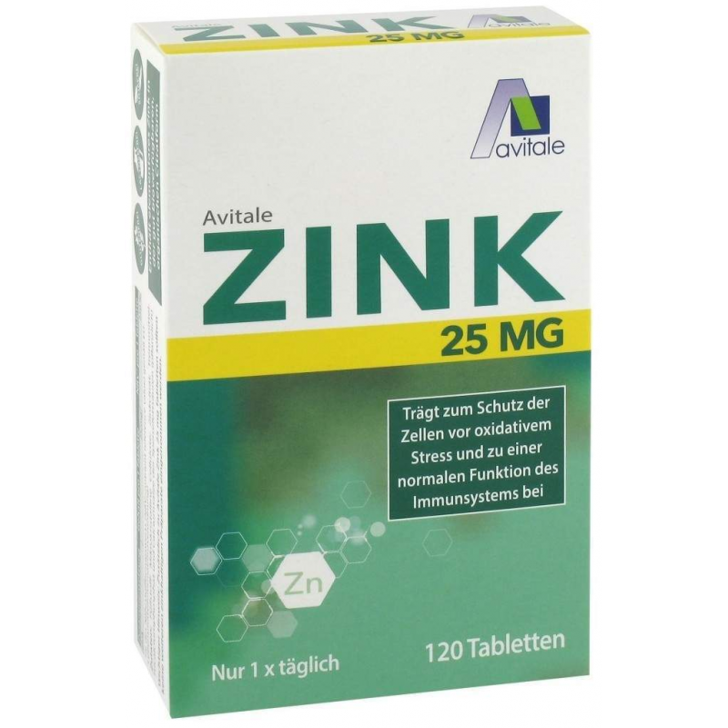 Zink 25 mg 120 Tabletten