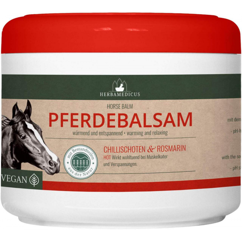 Pferdebalsam Hot mit Chillischoten & Rosmarin, 500 ml