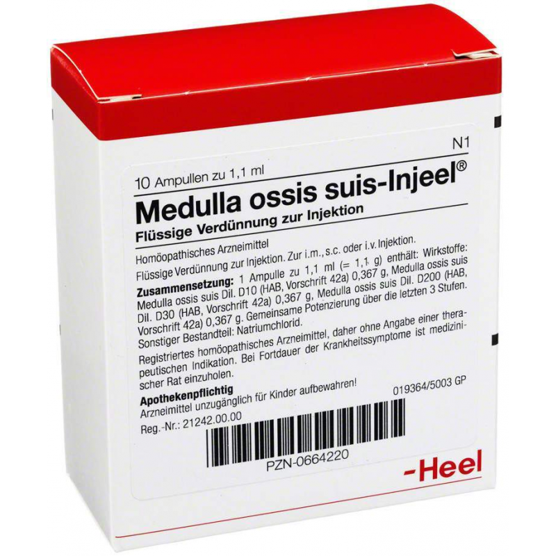Medulla Ossis Suis Injeel 10 Ampullen