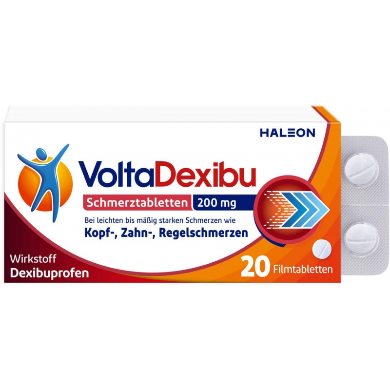 VoltaDexibu Schmerztabletten 200 mg 20 Filmtabletten