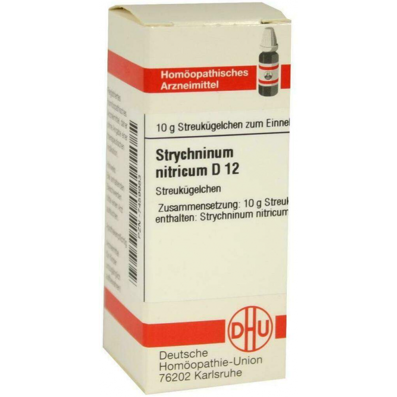 Dhu Strychninum Nitricum D12 10 G Globuli