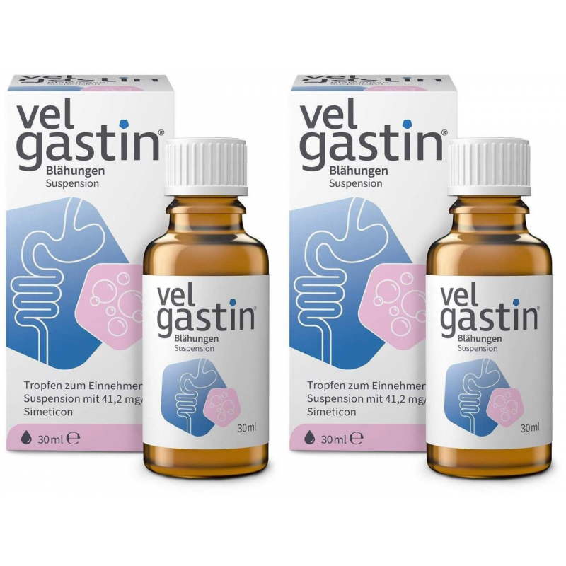 Velgastin Blähungen Suspension zum Einnehmen 2 x 30 ml