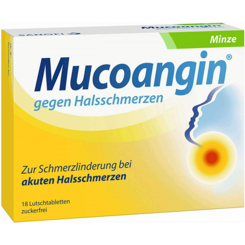 Mucoangin Minze 18 Lutschtabletten