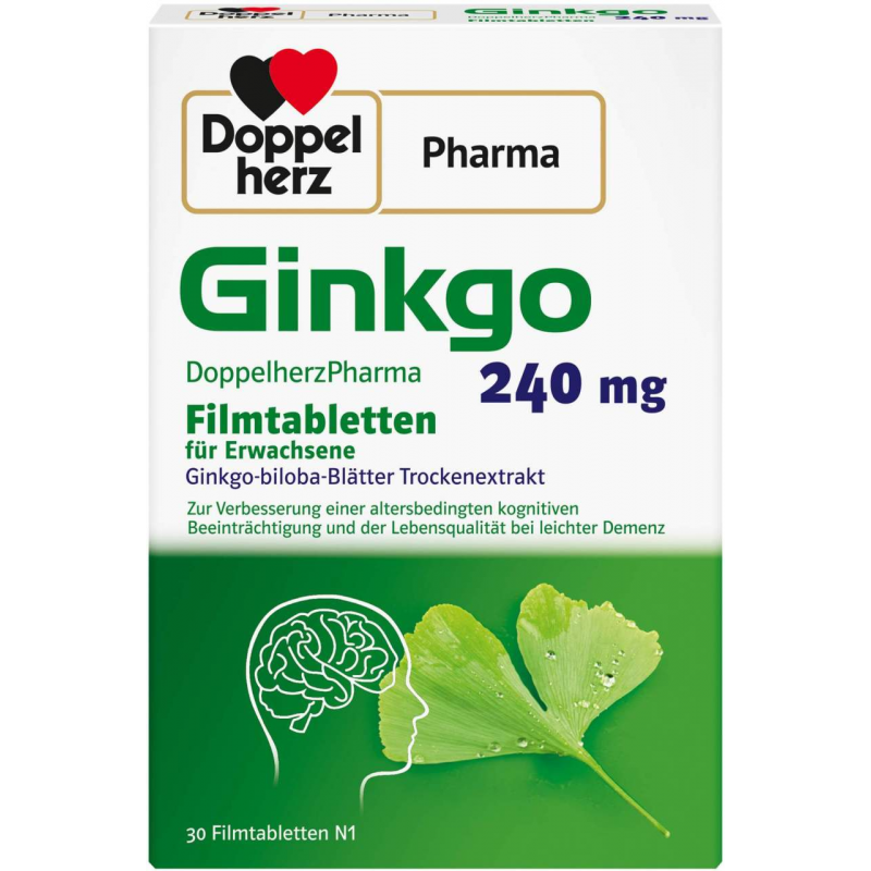 Ginkgo DoppelherzPharma 240 mg 30 Filmtabletten
